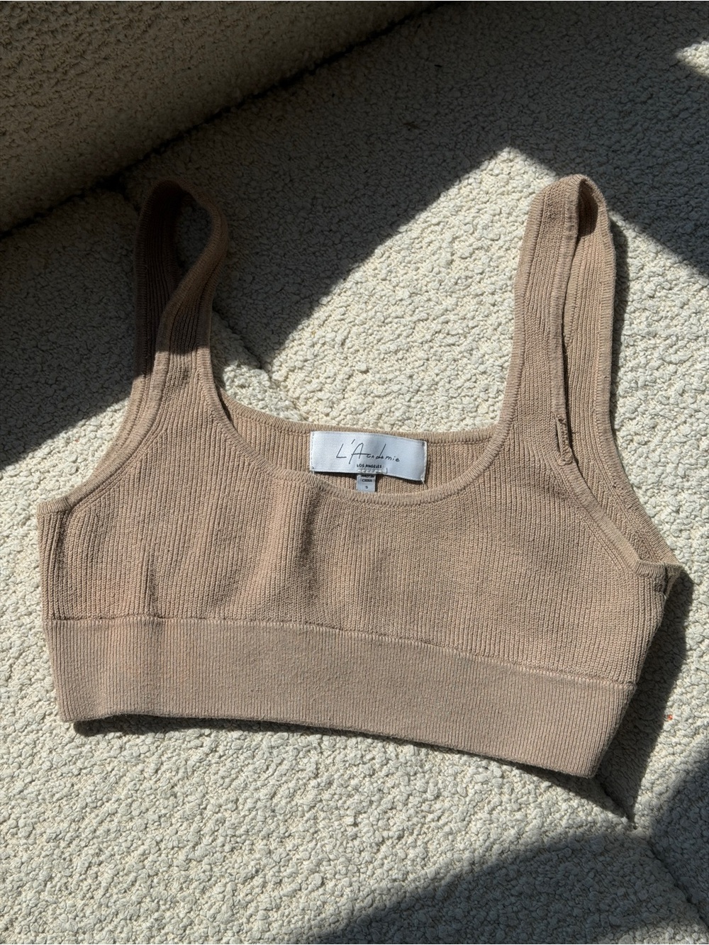 L’academie Knit Bralette // size small